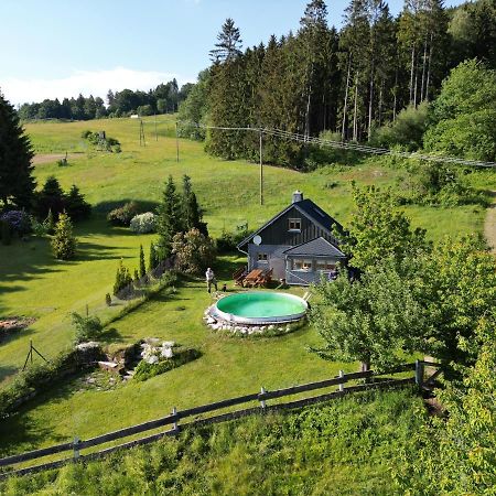 Ferienhaeuschen Blessberg Villa Schalkau Exteriör bild