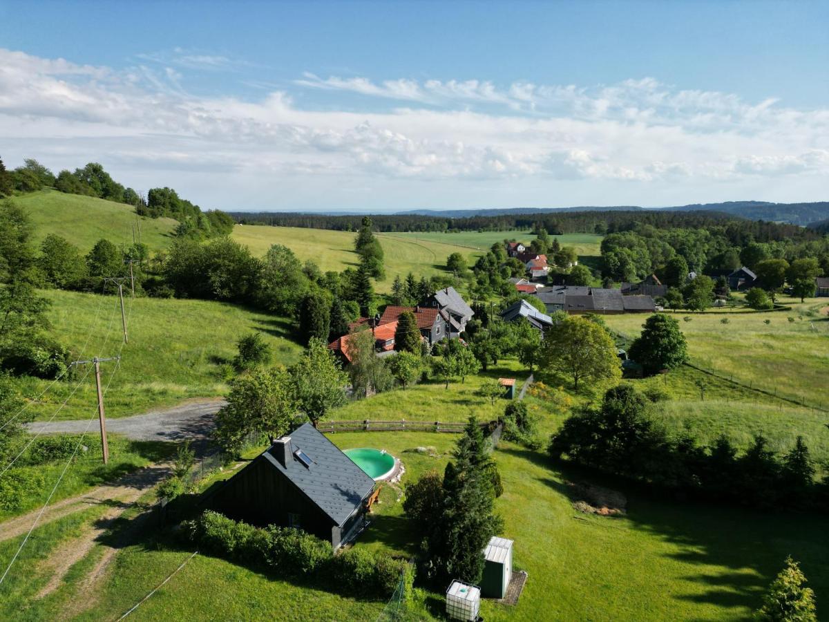 Ferienhaeuschen Blessberg Villa Schalkau Exteriör bild