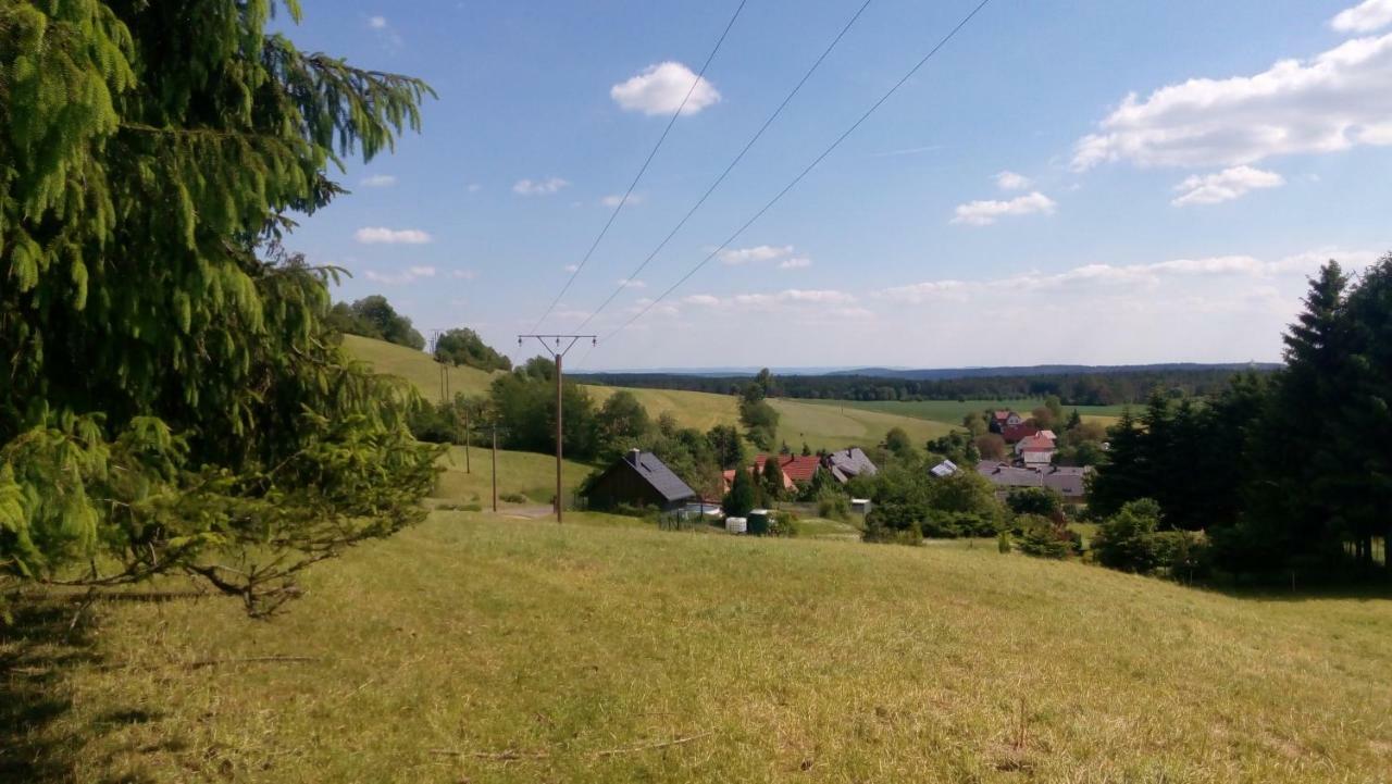 Ferienhaeuschen Blessberg Villa Schalkau Exteriör bild
