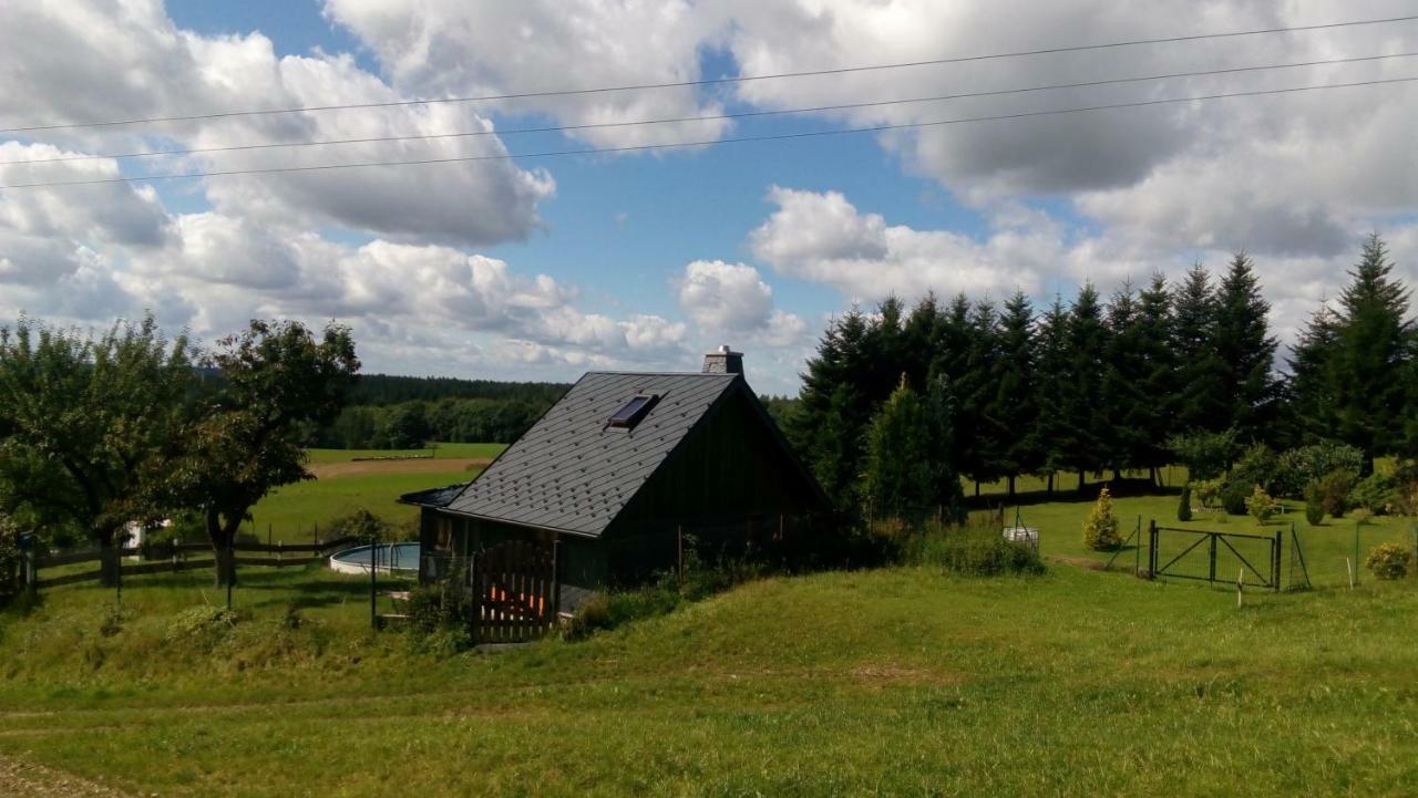 Ferienhaeuschen Blessberg Villa Schalkau Exteriör bild